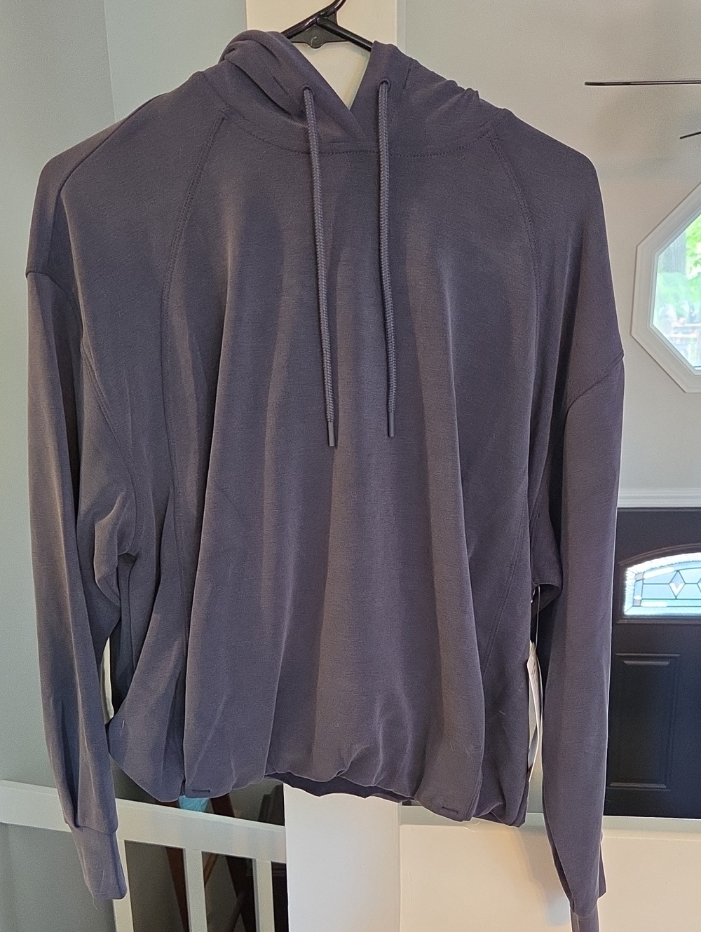 Athleta Women's Charcoal Gray Pullover Hoodie